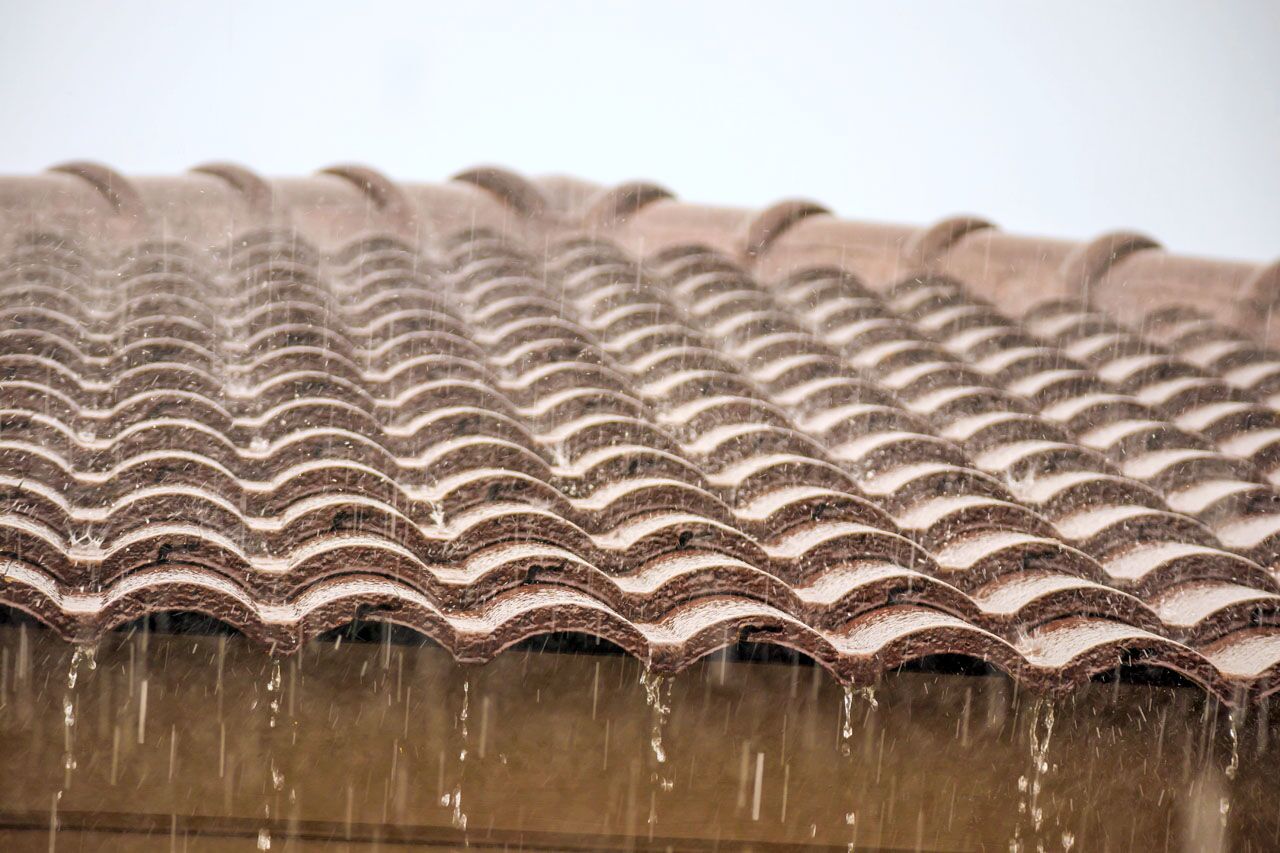 Récupération eau de pluie du toit